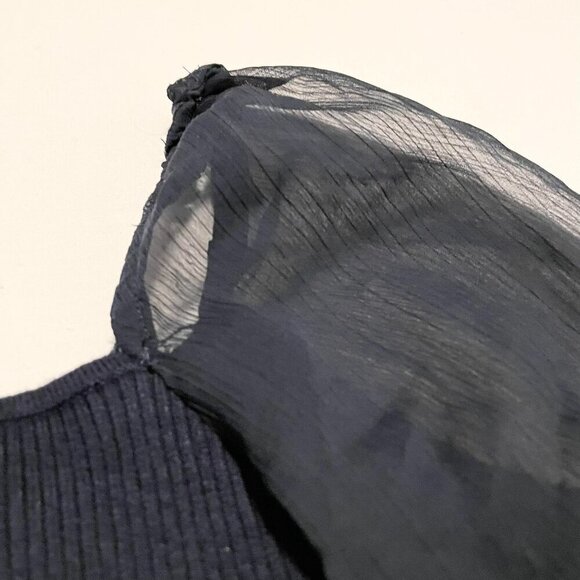 French Connection Maia Krista Crepe Mix Jumper Womens Size Medium Top - Picture 13 of 16